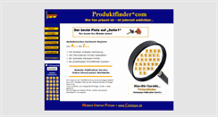 Desktop Screenshot of produktfinder.com